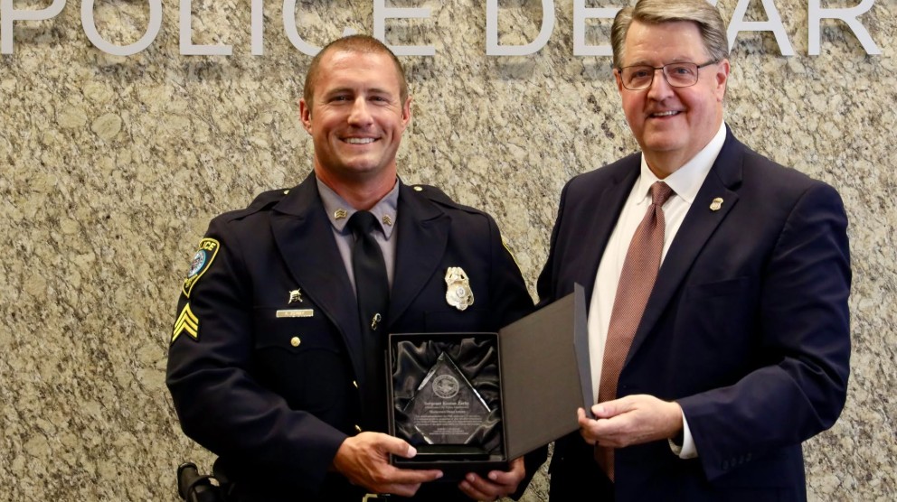 Oklahoma City Police Sergeant Named U.S. Attorney's Office 2026 Hometown Hero